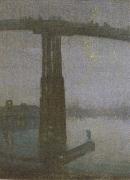 James Abbott McNeil Whistler Nocturne in Blue and Gold oil painting reproduction